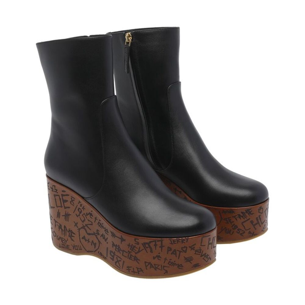 Chloe' Women Maxime Wedge Booties - Picture 2 of 4